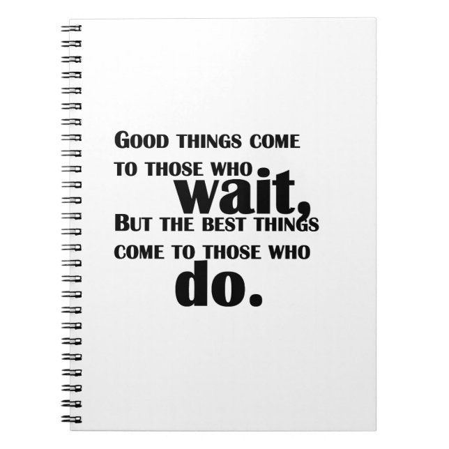 Those Who Do Notebook (Front)