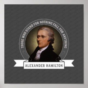 Those who stand for nothing fall for anything poster