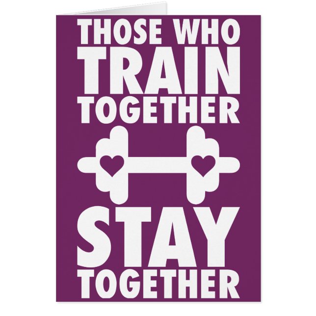 Those Who Train Together, Stay Together (Front)