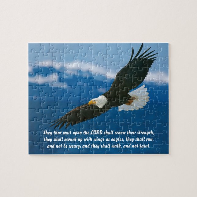 Those Who Wait On The Lord Jigsaw Puzzle (Horizontal)