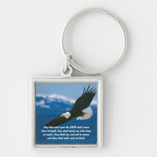 Those Who Wait On The Lord Keychain (Front)