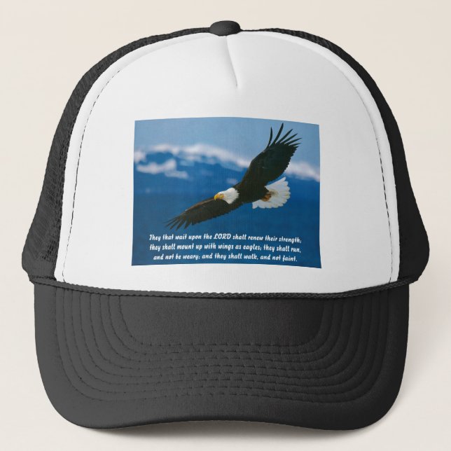 Those Who Wait On The Lord Trucker Hat (Front)