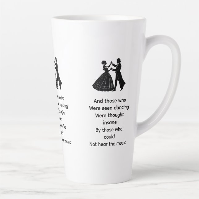 Those who were seen dancing latte mug (Right)