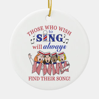 Those Who Wish to Sing Ornament (Female)