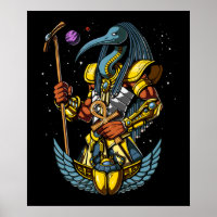 Thoth Egyptian God Ankh Scarab Ancient Symbol