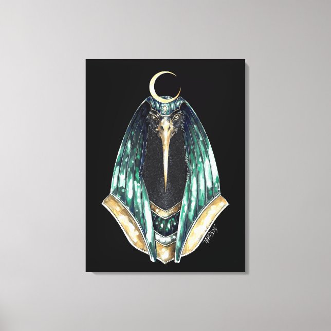 Thoth God of Wisdom  Canvas Print (Front)