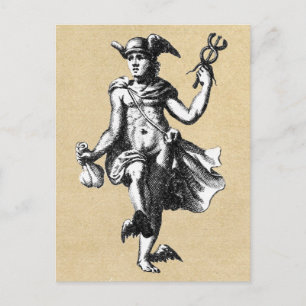 Thoth Hermes Medieval Alchemist Postcard