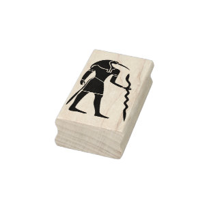 thoth silhouette art stamp