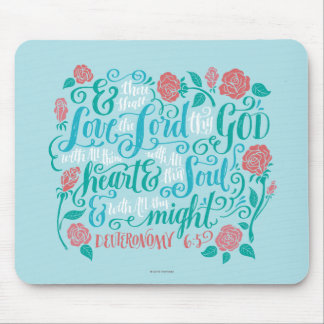Thou Shalt Love the Lord thy God Mouse Pad