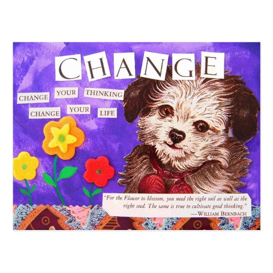 Thought Cuiltivation - Vintage Postcard