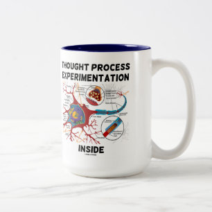 Thought Process Experimentation Inside (Neuron) Two-Tone Coffee Mug