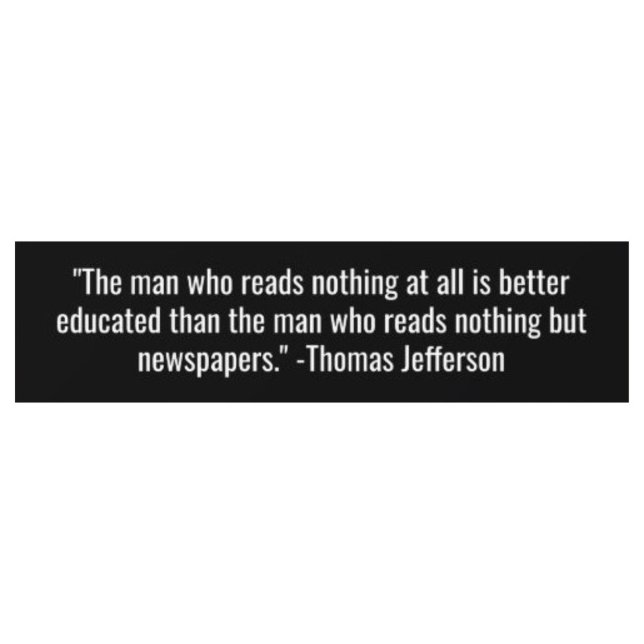 Thought-Provoking Thomas Jefferson Bumper Sticker (Creator Uploaded)