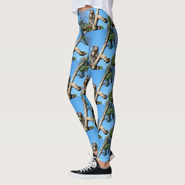Thoughtful Australian Koala, Leggings (Left)