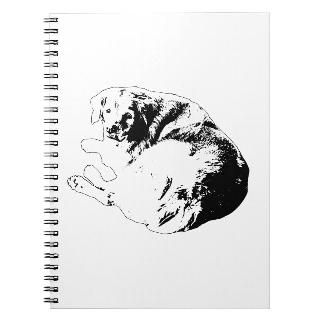 Thoughtful Curve, Gentle Muse Notebook (Front)