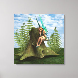 Thoughtful Fairy Canvas Print