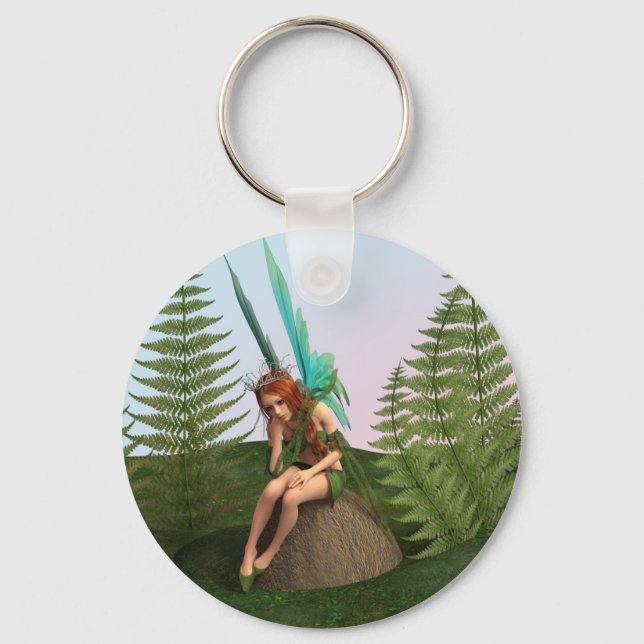 Thoughtful Fairy Keychain (Front)