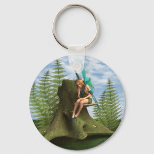 Thoughtful Fairy Keychain