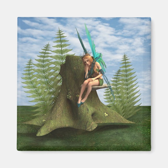 Thoughtful Fairy Magnet (Front)