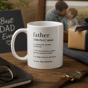 Thoughtful Father Definition Gift for Father’s Day Coffee Mug