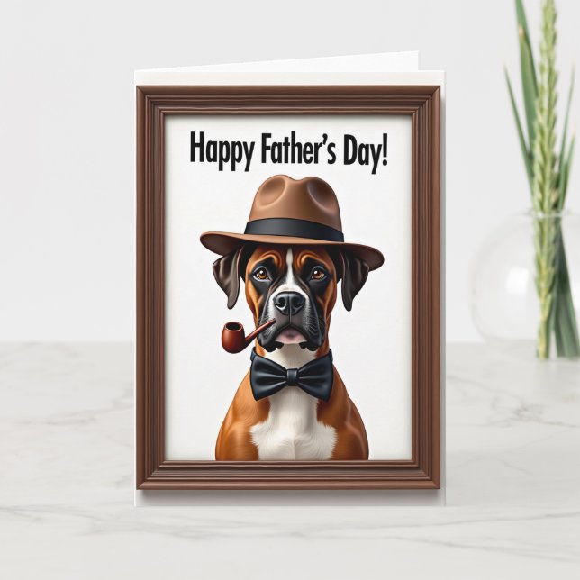 Thoughtful Feline Fathers Day Card (Front)