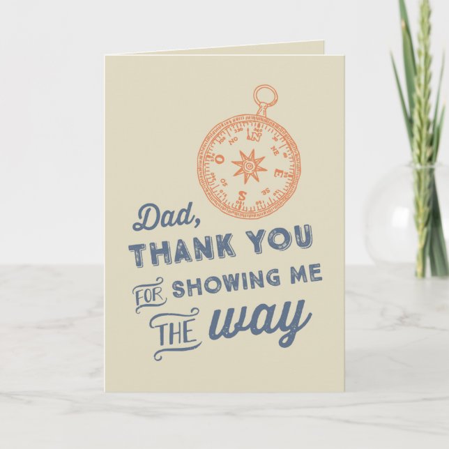 Thoughtful Heartfelt Father's Day Card (Front)