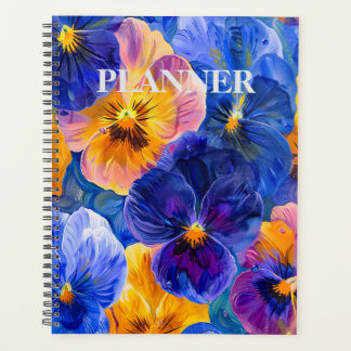 Thoughtful Petals: Your Pansy-Designed Planner