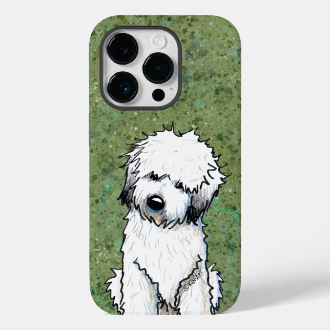Thoughtful Wheaten iPhone Case (Back)