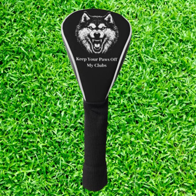  Thoughtful wolf Gift Golf Head Cover (Protect your clubs in style—perfect gift for passionate golfers!)