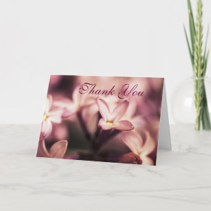 Thoughtfulness Greeting Card Thank You Lilac