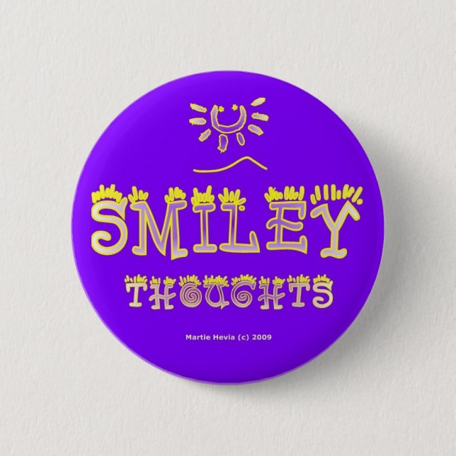 Thoughts (2b) Button/Pin 2 Inch Round Button (Front)