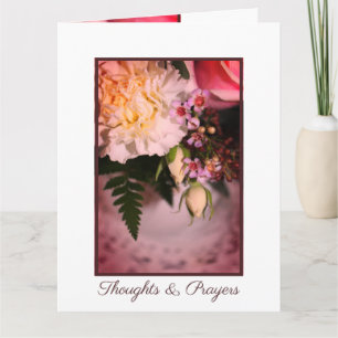 Thoughts And Prayers Card
