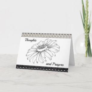 “Thoughts and Prayers” Sympathy Card