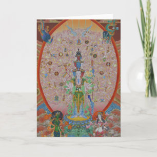 Thousand-Armed Avalokiteshvara Greeting Card