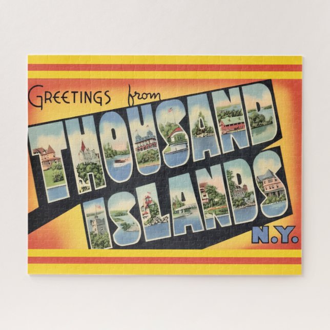  Thousand Islands NY 16x20  Jigsaw Puzzle (Horizontal)
