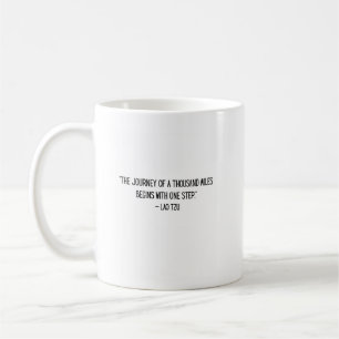 Thousand Miles One Step — Lao Tzu Journey Mug