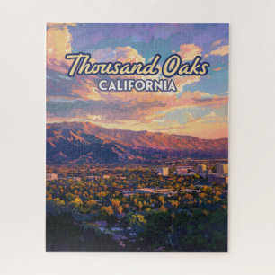 Thousand Oaks California Los Angeles Ventura Jigsaw Puzzle