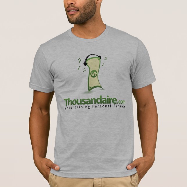 Thousandaire Silver T-Shirt (Front)