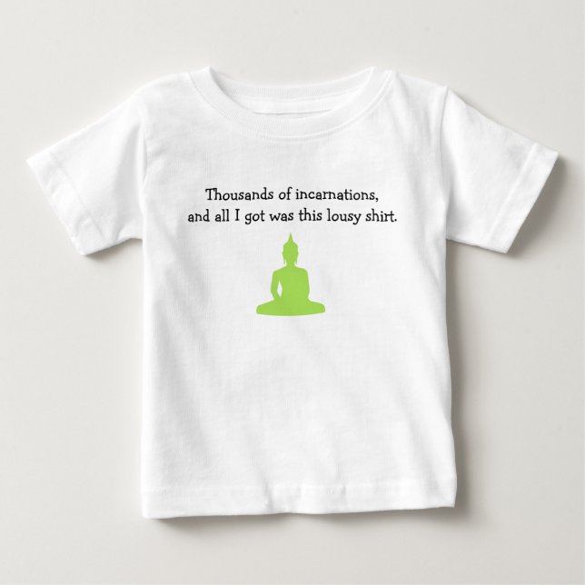 Thousands of Incarnations Baby Tee (Front)