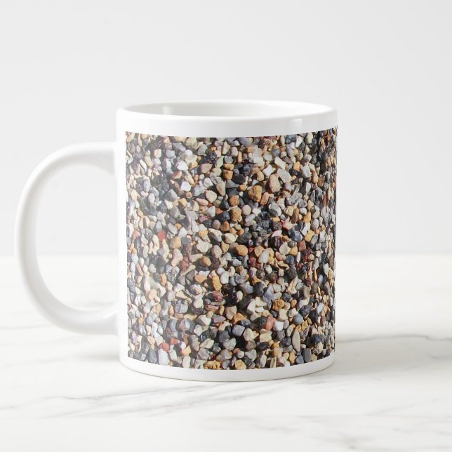 Thousands of Tiny Rocks Large Coffee Mug (Left)
