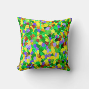 THP - 069 -Tropical Confetti Throw Pillow