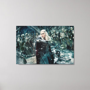 Thranduil In Battle Canvas Print