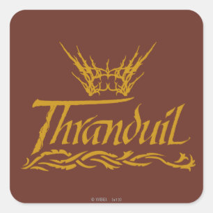 Thranduil Name Square Sticker