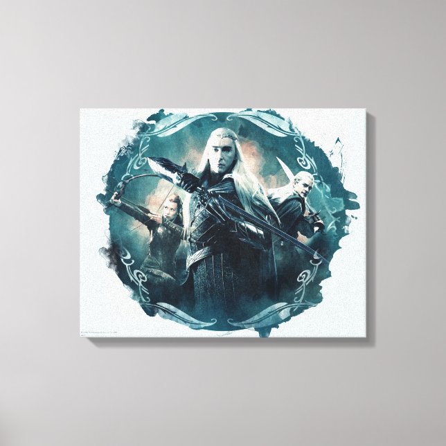 Thranduil, TAURIEL™, & LEGOLAS GREENLEAF™ Graphic Canvas Print (Front)