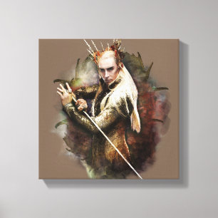 Thranduil With Sword Canvas Print