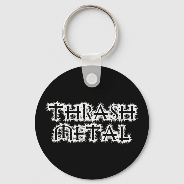 Thrash Metal Keychain (Front)