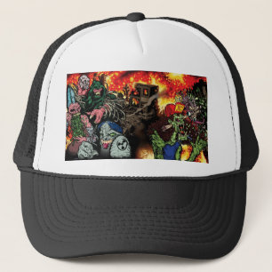 Thrashing Like A Maniac - Trucker Cap with art
