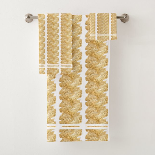 Thread of Gold Towel Set (Insitu)