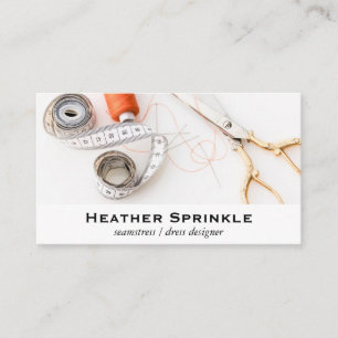 Thread Reels   Seamstress Business Card