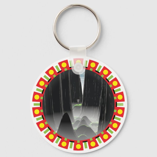 Thread The Needle Keychain (Front)