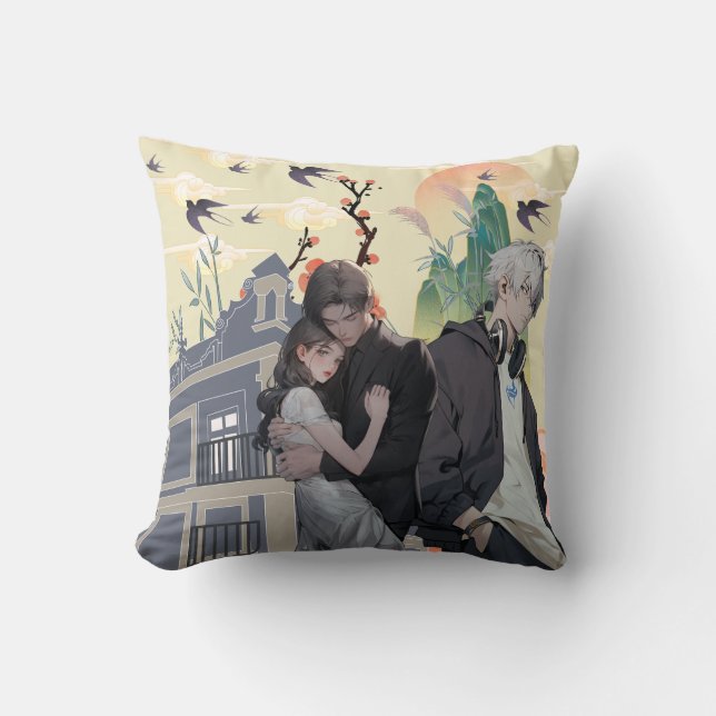 Thread Throw Pillow  (Front)